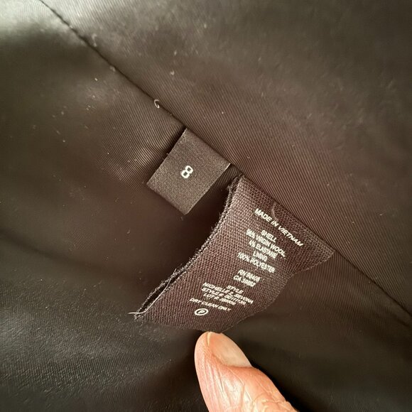 Theory Blazer Classic Navy 2 Button Size 8 - Picture 4 of 4